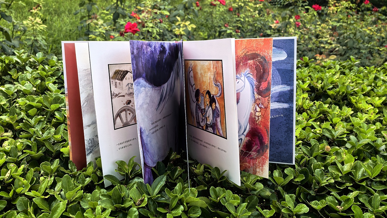 原创手绘水墨绘本-中国传统故事《蚕女》（图ZMzc2NjQ0OTMy） - 绘本 - 站酷设计师墨言盒子原创素材 - 站酷ZCOOL