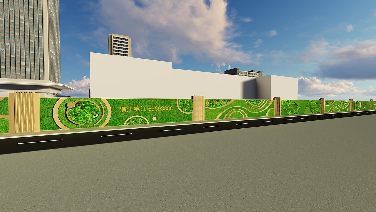 地产围挡提案设计（图ZMzc2NjUxNzU2） - 场景 - 站酷设计师凌凌淩原创素材 - 站酷ZCOOL