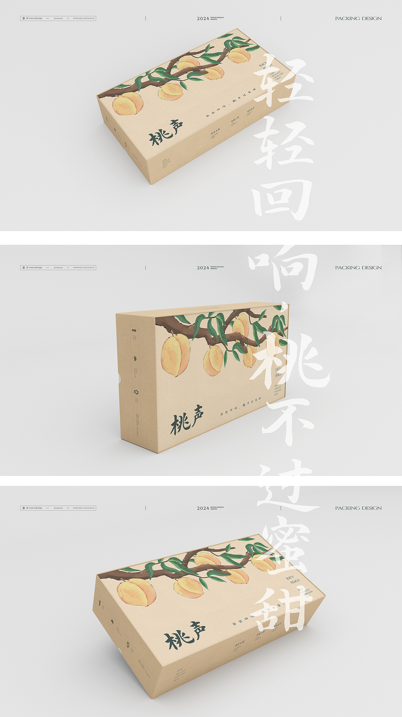 插画水果包装设计/苹果/桃子/梨/柑橘/-2024new（图ZMzc2NjUzMTUy） - 包装 - 站酷设计师东worry原创素材 - 站酷ZCOOL