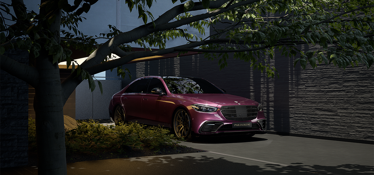 UE5&Blender_汽车CGI表现