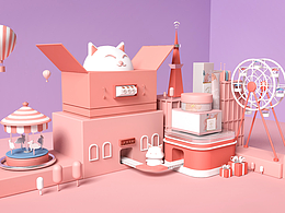 C4D建模 - 作品