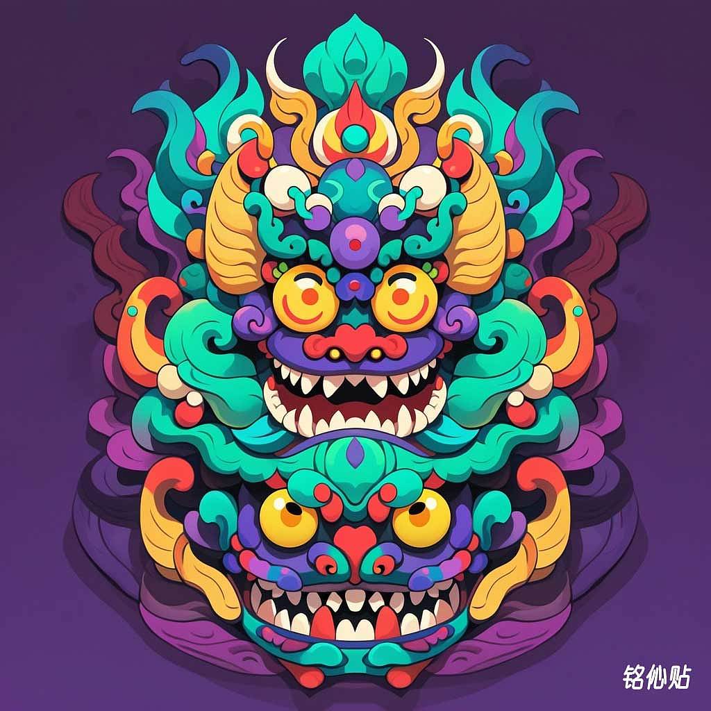 铭伈贴神兽章仔0201-0300(图ZMzc2NjY2NzQw) - AI作品 - 站酷设计师米衫数字科技沈攀原创素材 - 站酷ZCOOL