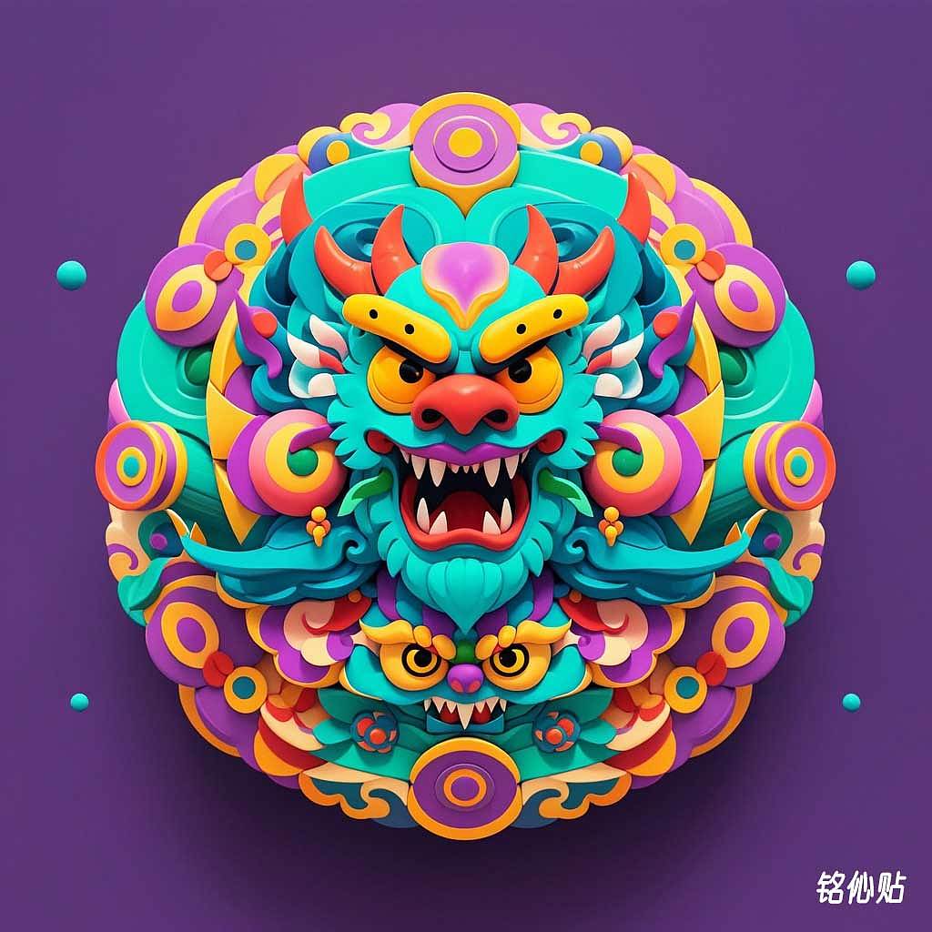 铭伈贴神兽章仔0201-0300(图ZMzc2NjY2Njg4) - AI作品 - 站酷设计师米衫数字科技沈攀原创素材 - 站酷ZCOOL