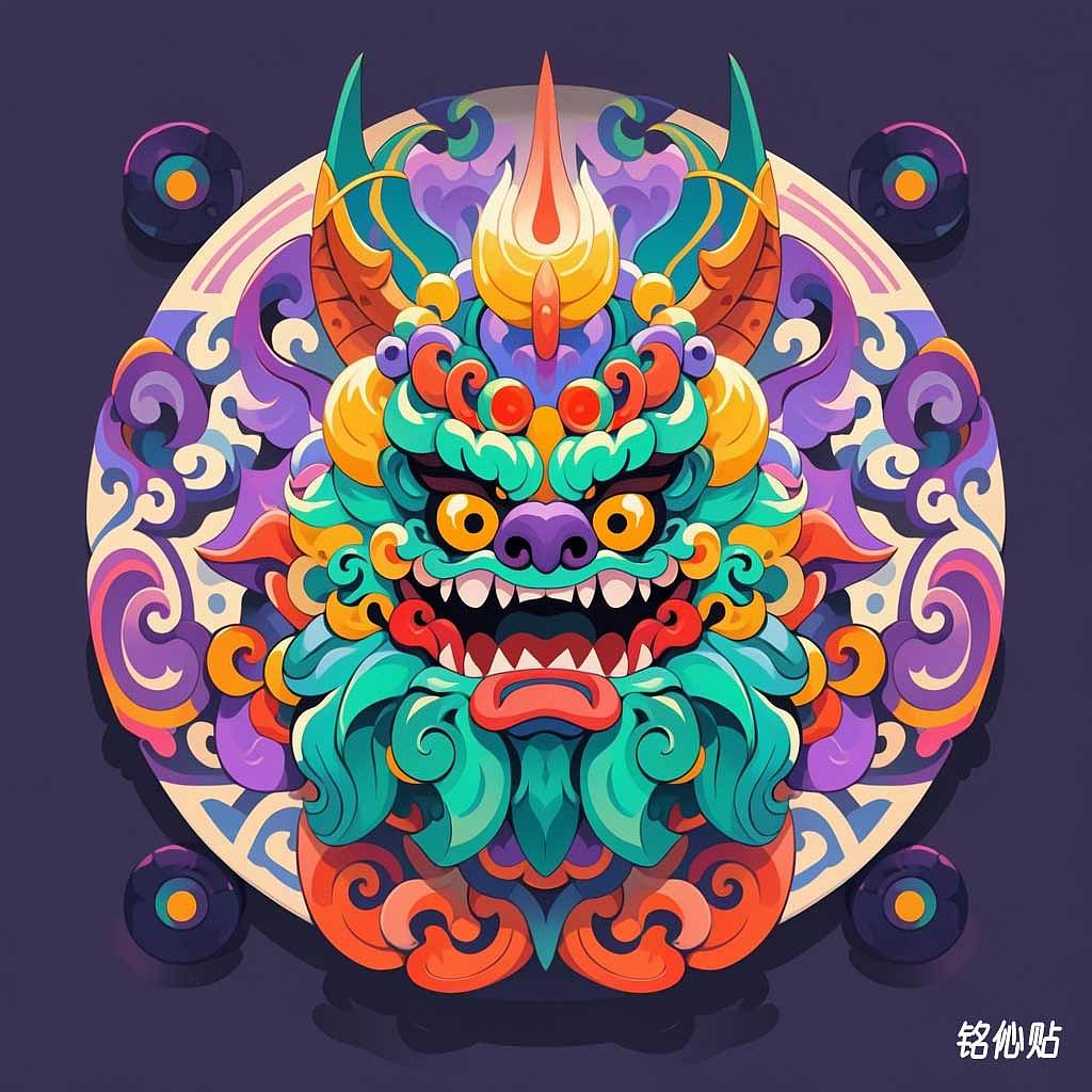 铭伈贴神兽章仔0201-0300(图ZMzc2NjY2OTEy) - AI作品 - 站酷设计师米衫数字科技沈攀原创素材 - 站酷ZCOOL