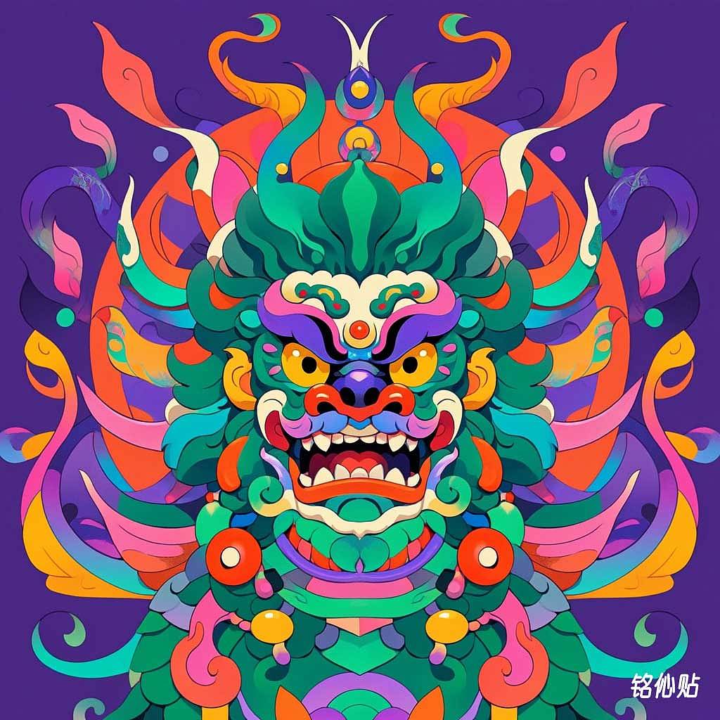 铭伈贴神兽章仔0301-0400(图ZMzc2NjcwNDY0) - AI作品 - 站酷设计师米衫数字科技沈攀原创素材 - 站酷ZCOOL