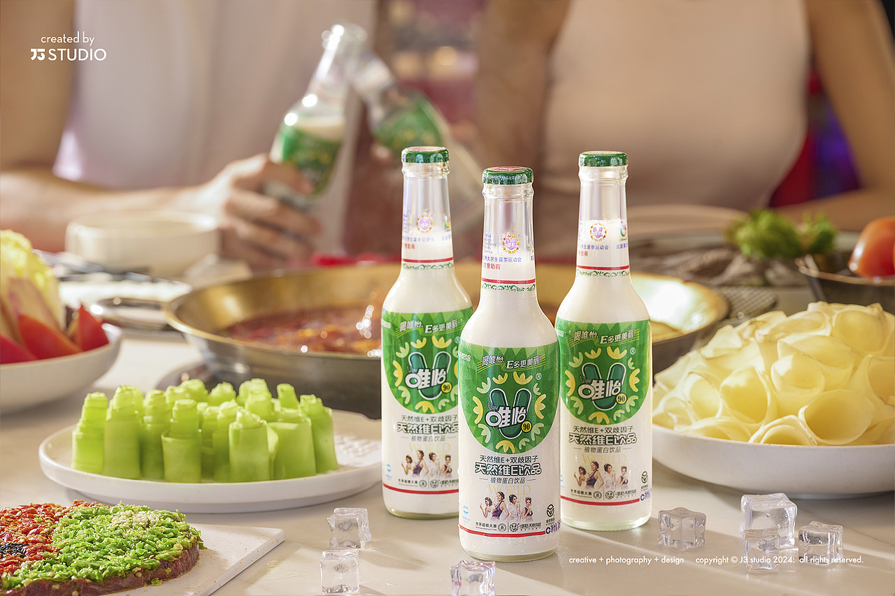 豆乳饮品拍摄 / 唯怡豆奶人像场景拍摄（图ZMzc2NjgwMzg4） - 产品摄影 - 站酷设计师J3studio原创素材 - 站酷ZCOOL