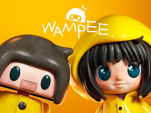 WAMPEE的异世界奇遇——IP形象设计/盲盒设计