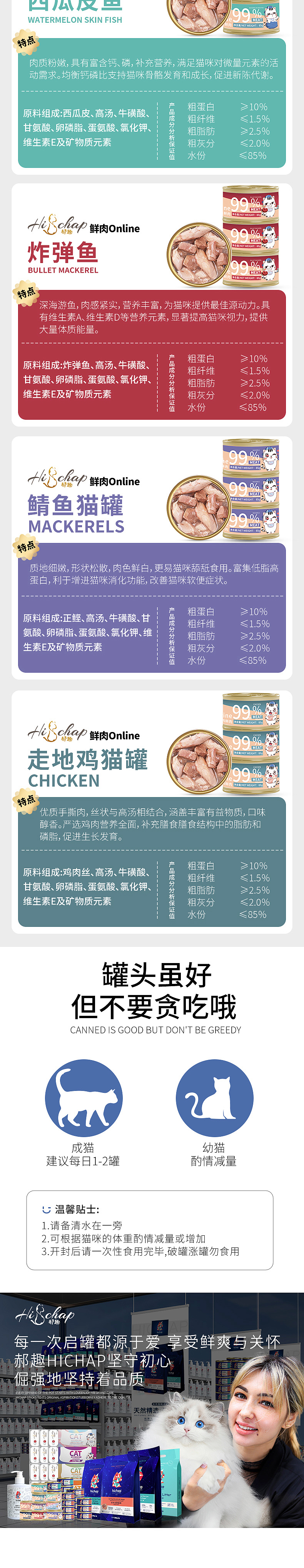 宠物猫罐头详情页描述