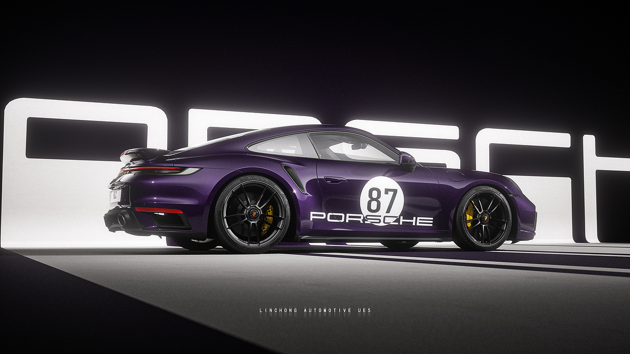 UE5 Porsche 911 Turbo S（图ZMzc2NzA3NjY4） - 机械/交通 - 站酷设计师Tommy_林冲原创素材 - 站酷ZCOOL