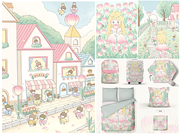 仙子与精灵 温馨场景插画合集