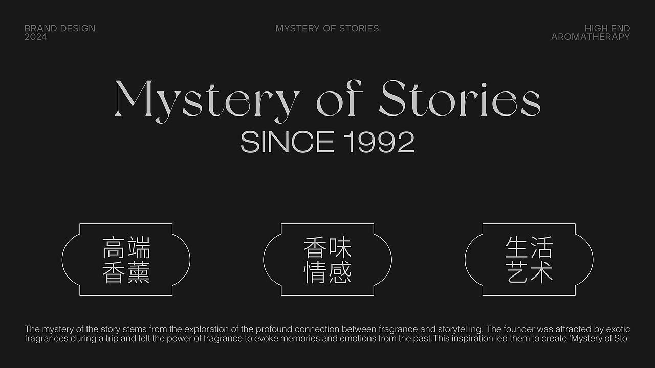 物语之谜 | 香薰品牌设计