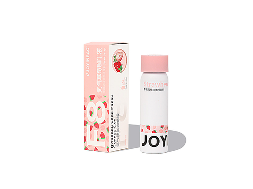 JOYINBAG品牌草莓风味氮气咖啡液全案详情设计