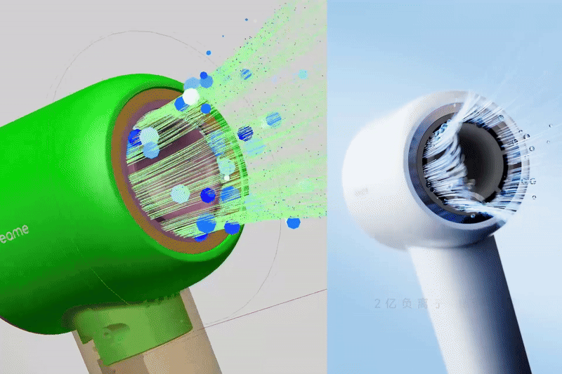 Dreame追觅 极光系列高速吹风机（图ZMzc2NzIyMjY4） - 动画/影视 - 站酷设计师异数视觉探索原创素材 - 站酷ZCOOL