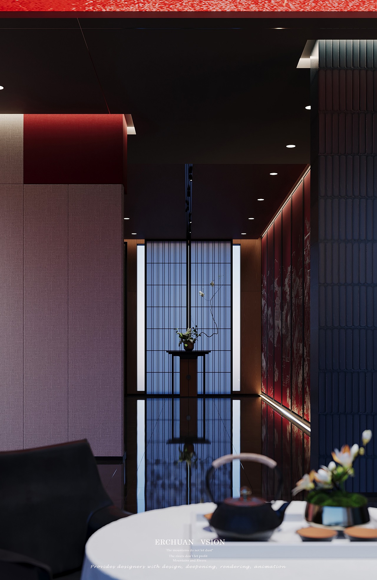 而川视觉丨新中式主题餐厅 一 东方元素的现代诠释