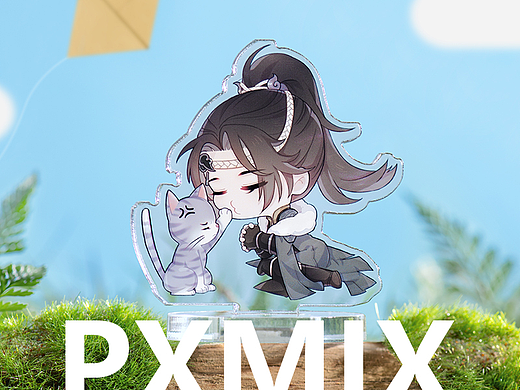潮玩周边摄影丨逆水寒亚克力立牌 x 光影集PXMIX