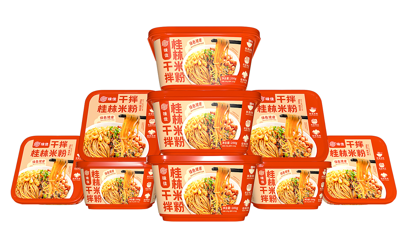 #原创包装 粉面包装 桂林米粉包装 食品包装 包装作品（图ZMzc2NzM0MTIw） - 包装 - 站酷设计师爆品包装设计原创素材 - 站酷ZCOOL