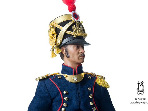 拿破仑近卫炮兵军官1/6实体模型