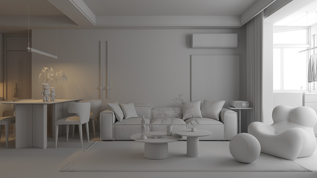 室内渲染9-6（图ZMzc2NzM5ODg0） - 建筑/空间 - 站酷设计师五叶神boy原创素材 - 站酷ZCOOL