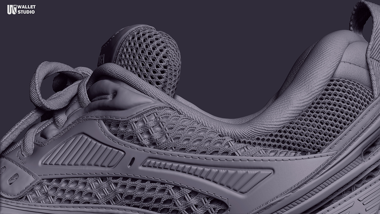 巴黎世家弹簧鞋建模(Balenciaga X-Pander shoe)(图ZMzc2NzQxMjAw) - 人物/生物 - 站酷设计师我是你的小钱包呀原创素材 - 站酷ZCOOL