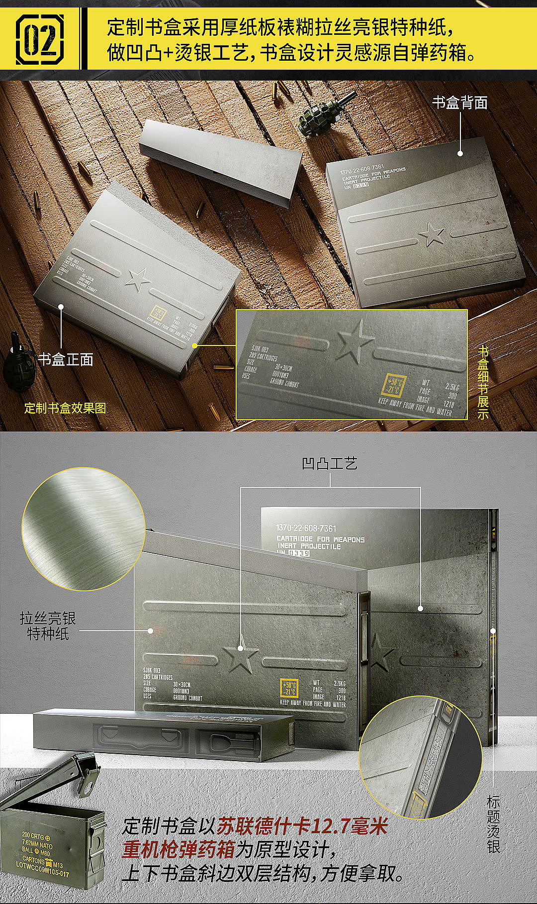 《二戰(zhàn)武器大百科·陸戰(zhàn)篇》特裝書裝幀設(shè)計(jì)（圖ZMzc2NzQ1OTI0） - 書籍/畫冊(cè) - 站酷設(shè)計(jì)師星之靈原創(chuàng)素材 - 站酷ZCOOL