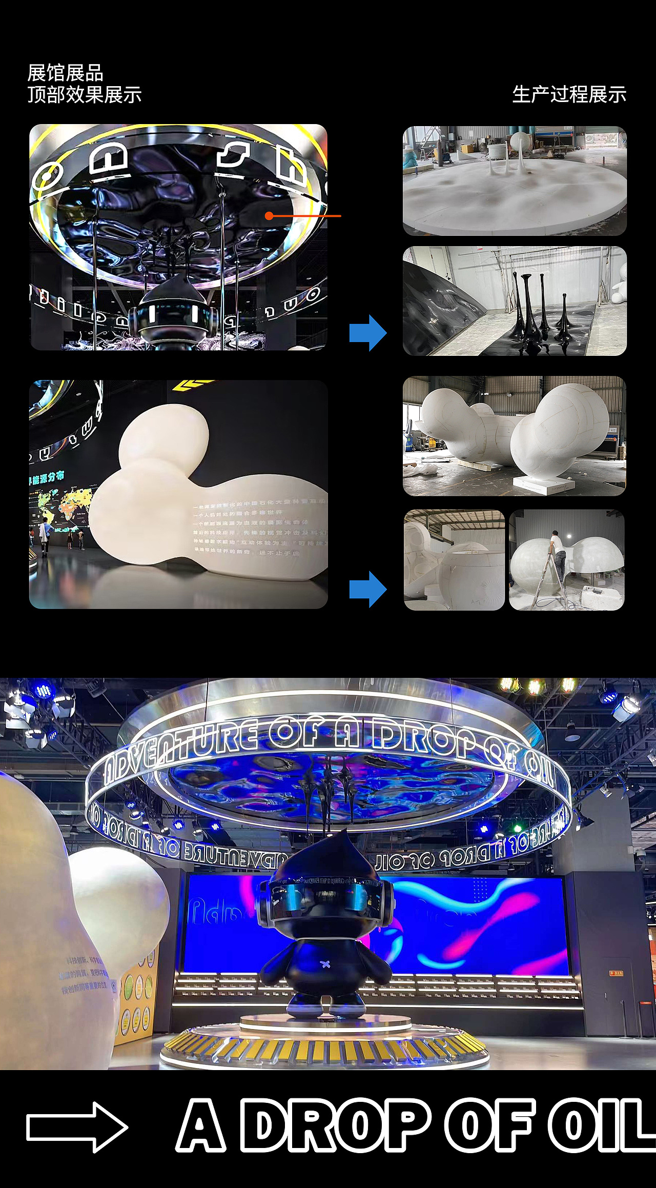 《一滴油的奇妙之旅》科普主题展大型玻璃钢美陈展示（图ZMzc2NzQ3NzU2） - 展陈设计 - 站酷设计师大饭设计唐威玩具原创素材 - 站酷ZCOOL