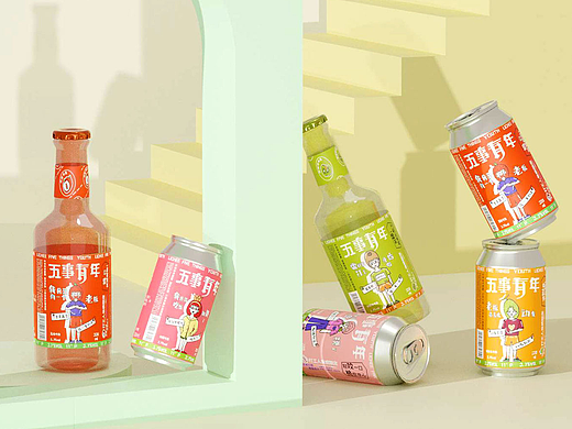 “五事青年”精酿啤酒品牌全案设计