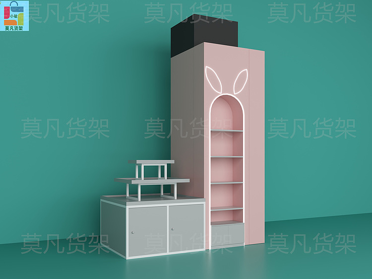 个性化潮品玩具店展示柜整店输出-莫凡货架老牌厂家