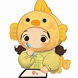 鱼饼插画的头像