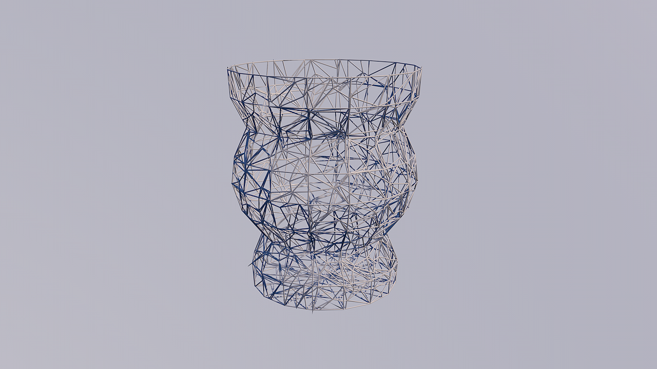 捕鱼笼（白模）