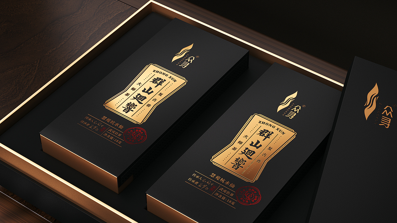九和创意 | 众寻 · 武夷岩茶系列（图ZMzc2NzY0OTYw） - 包装 - 站酷设计师九和包装设计原创素材 - 站酷ZCOOL