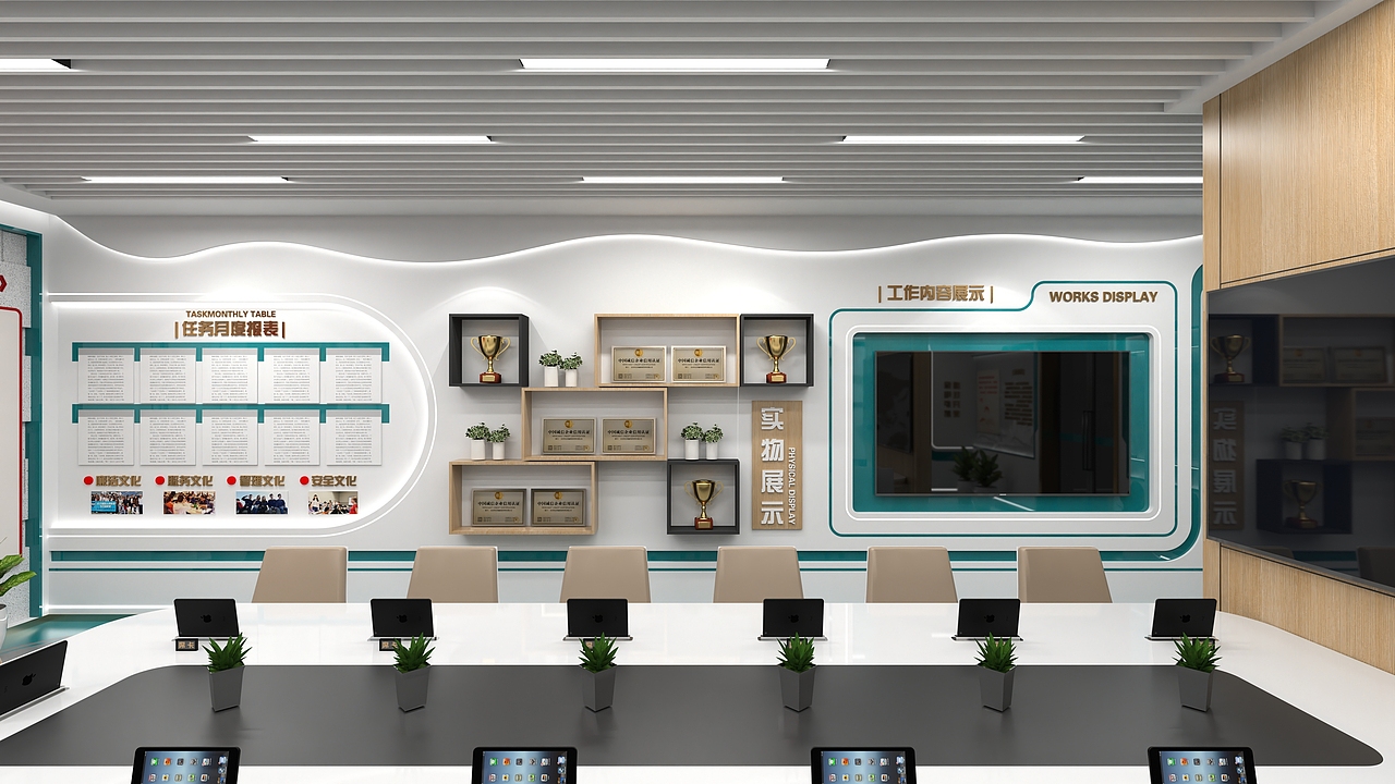 机电学院内部小展厅