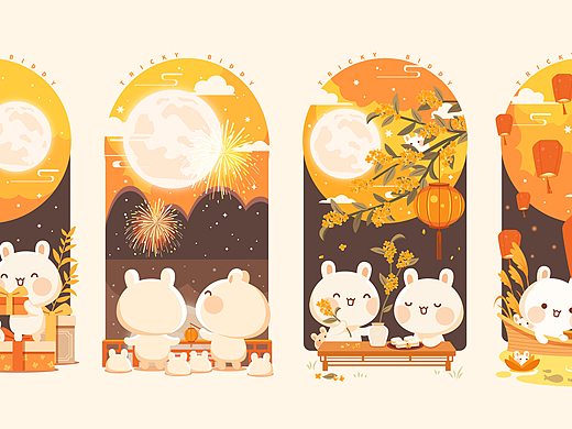 中秋习俗/可爱兔子