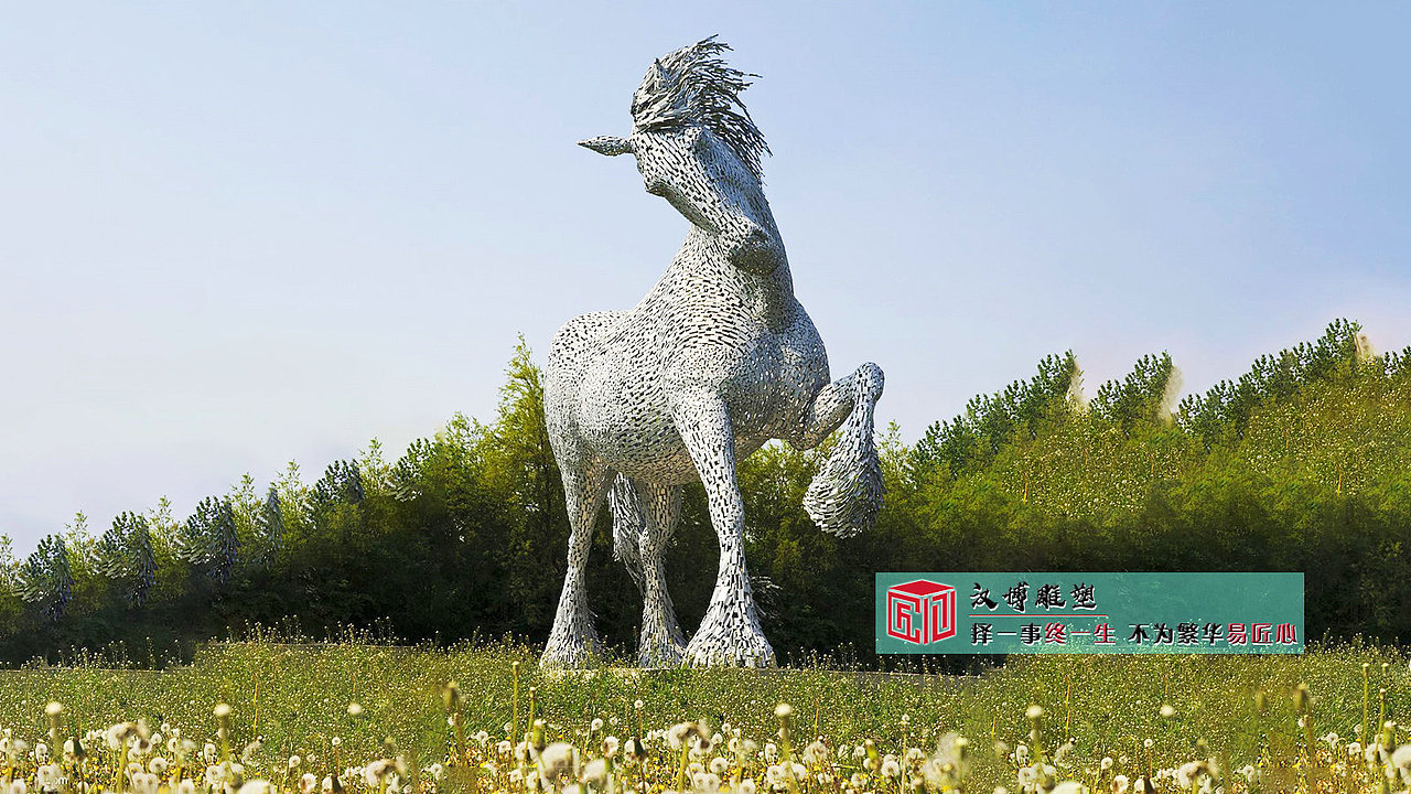 不锈钢镂空马雕塑,园林公园装饰摆件,大型创意雕塑定制
<br>