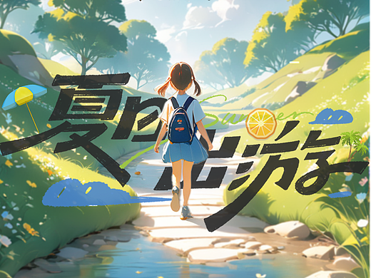 夏日出游|H5海报首页