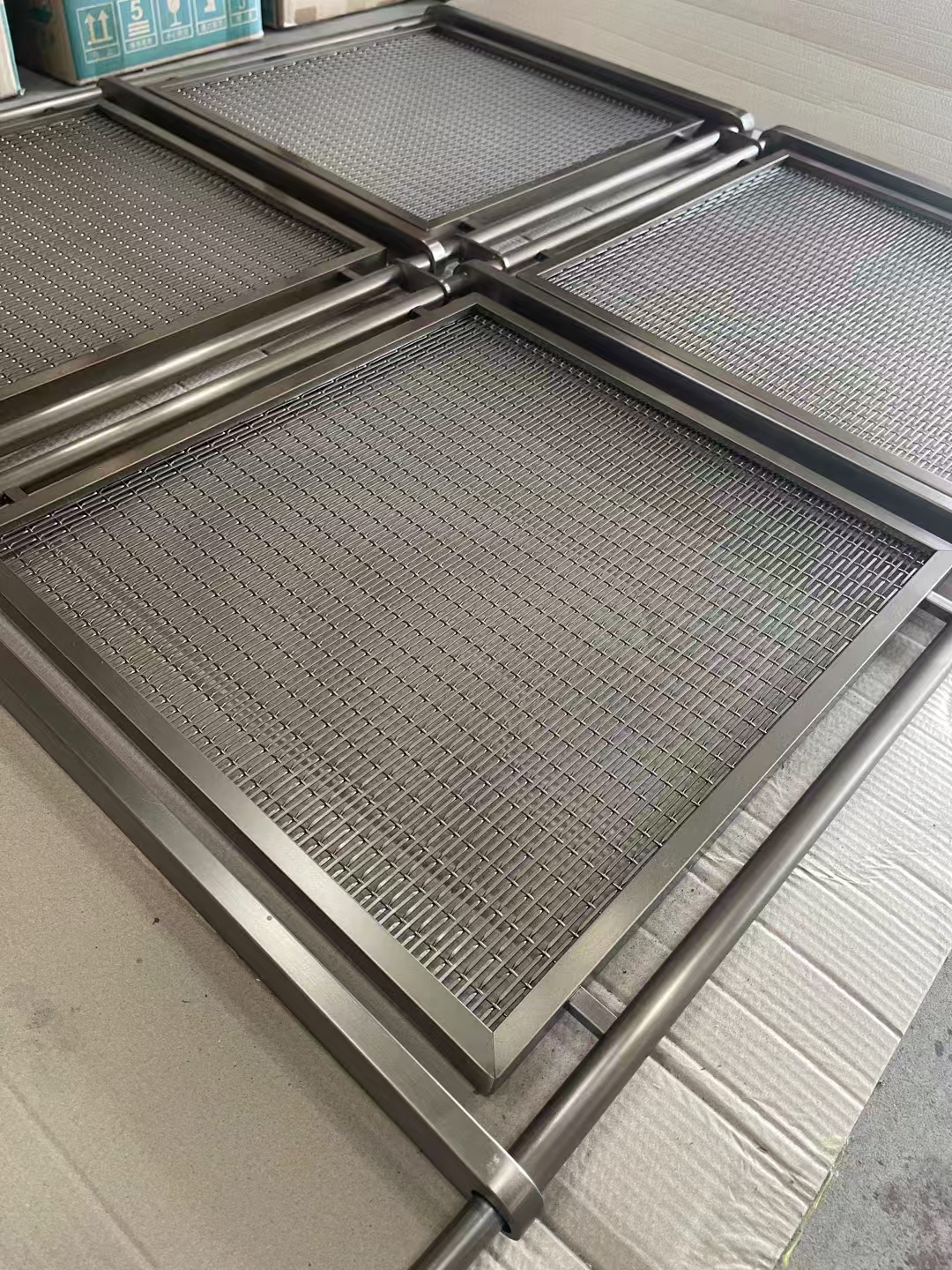 不锈钢编织网屏风