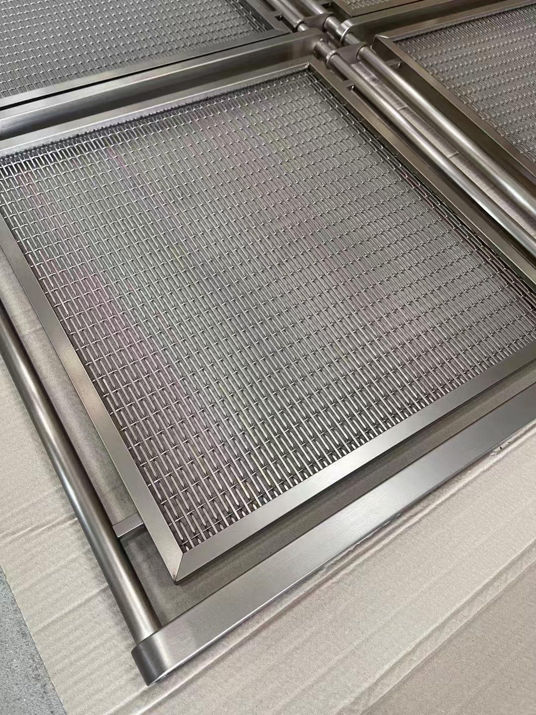 不锈钢编织网屏风