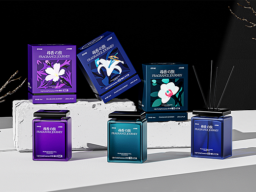 香熏包装设计 |  FRAGRANCE JOURNEY无火香熏设计