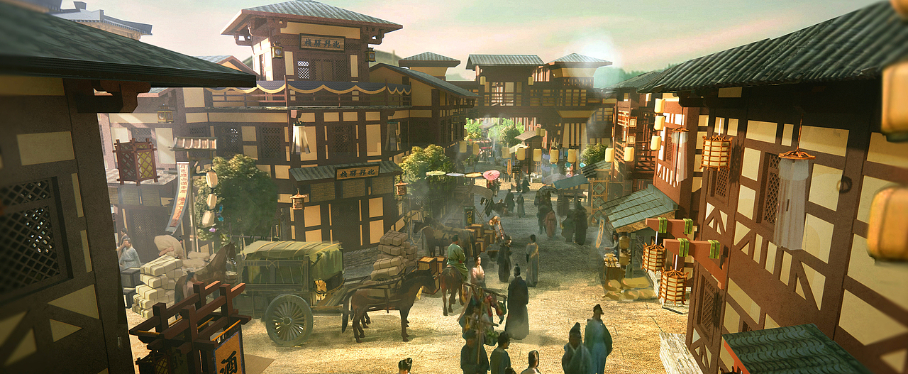 《柳舟记》概念设计（图ZMzc2Nzg5MjU2） - 概念设定 - 站酷设计师侨夫原创素材 - 站酷ZCOOL