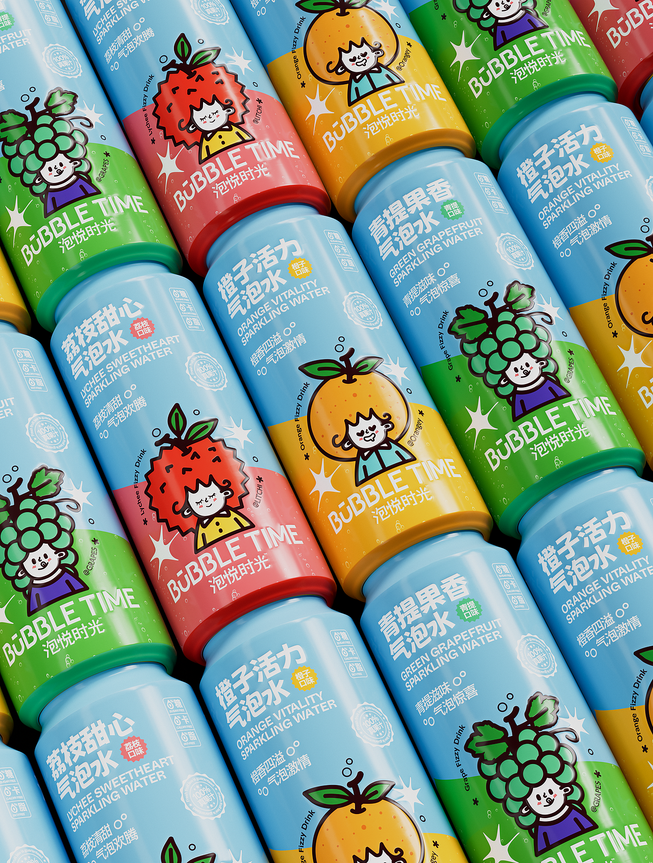 BUBBLE TIME丨泡悦气泡水（图ZMzc2Nzg5MjYw） - 包装 - 站酷设计师CHAOSM_Studio原创素材 - 站酷ZCOOL