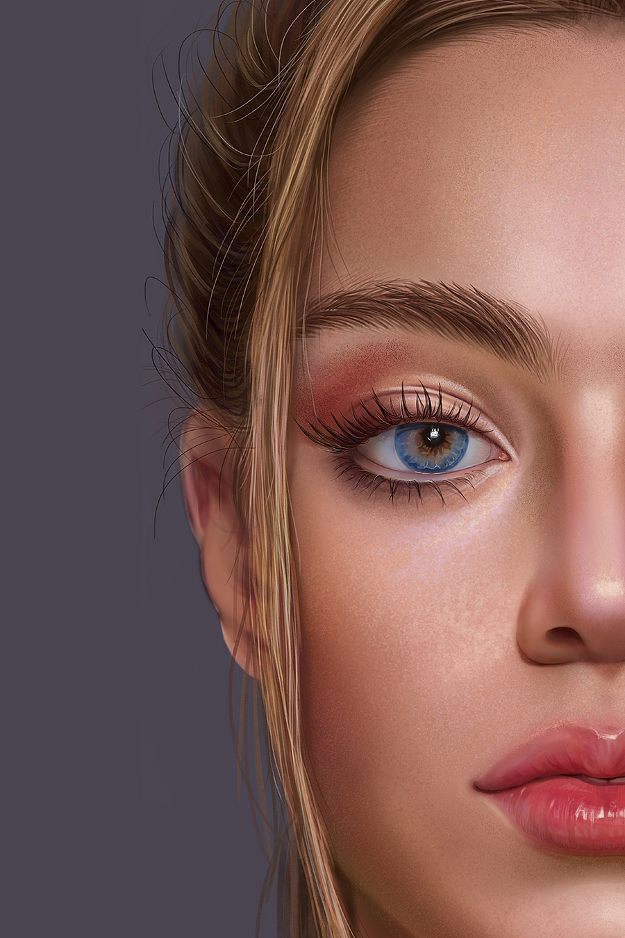 板绘人物练习（图ZMzc2NzkxNjU2） - 艺术插画 - 站酷设计师Florie123原创素材 - 站酷ZCOOL