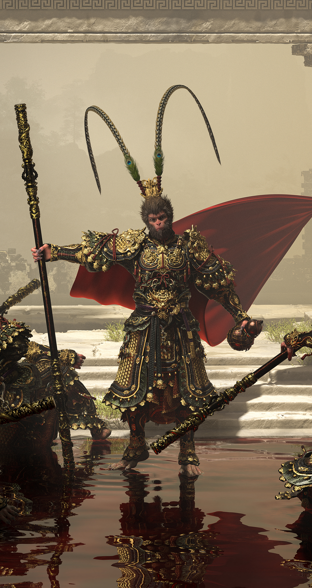 【黑神话：悟空】C4D动画渲染练习（图ZMzc2Nzk0NjUy） - 动画/影视 - 站酷设计师LYON777原创素材 - 站酷ZCOOL