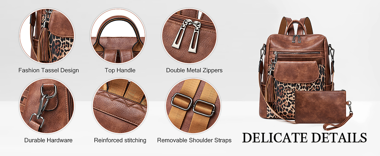 亚马逊A+页面、女士背包