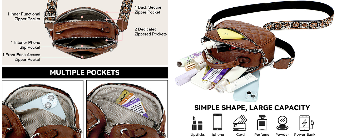 女士斜跨包/亞馬遜A+頁面（圖ZMzc2Nzk3NTc2） - 電商 - 站酷設(shè)計師日常加油鴨原創(chuàng)素材 - 站酷ZCOOL