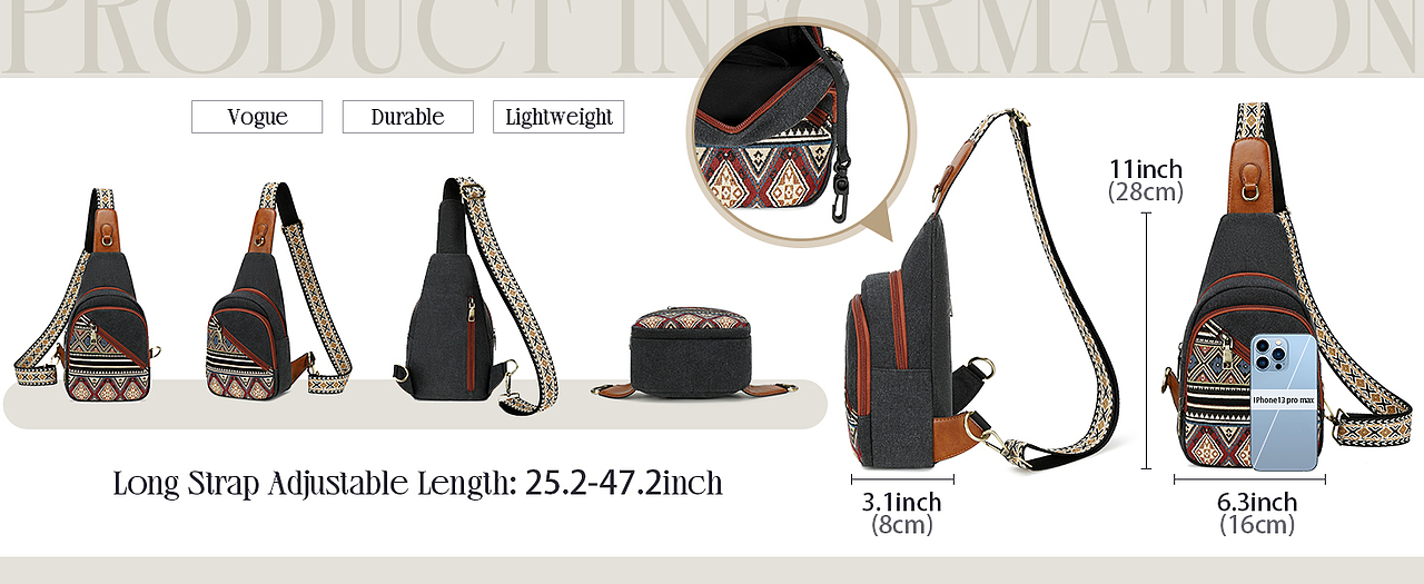 女士胸包/亞馬遜A+頁(yè)面（圖ZMzc2Nzk4MTI0） - 電商 - 站酷設(shè)計(jì)師日常加油鴨原創(chuàng)素材 - 站酷ZCOOL