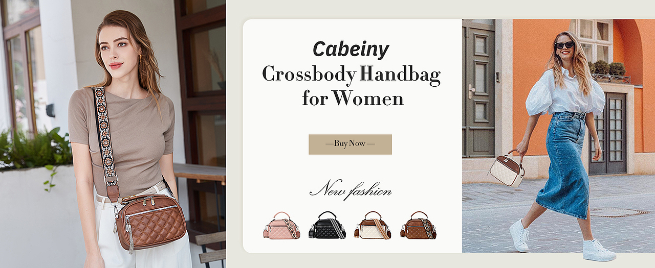 女士格纹斜挎包./亚马逊高级A+