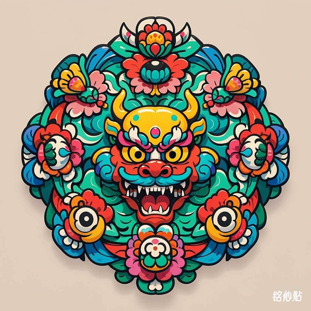 铭伈贴神兽章仔0601-0700（图ZMzc2ODAxMjU2） - AI作品 - 站酷设计师米衫数字科技沈攀原创素材 - 站酷ZCOOL
