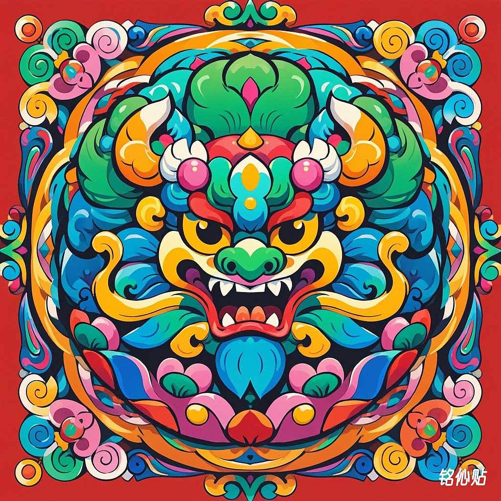铭伈贴神兽章仔0601-0700（图ZMzc2ODAxMjQ0） - AI作品 - 站酷设计师米衫数字科技沈攀原创素材 - 站酷ZCOOL