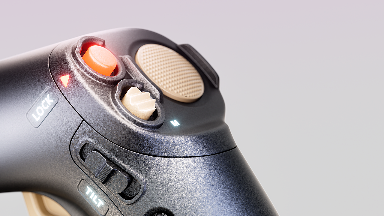 大疆无人机临摹渲染图