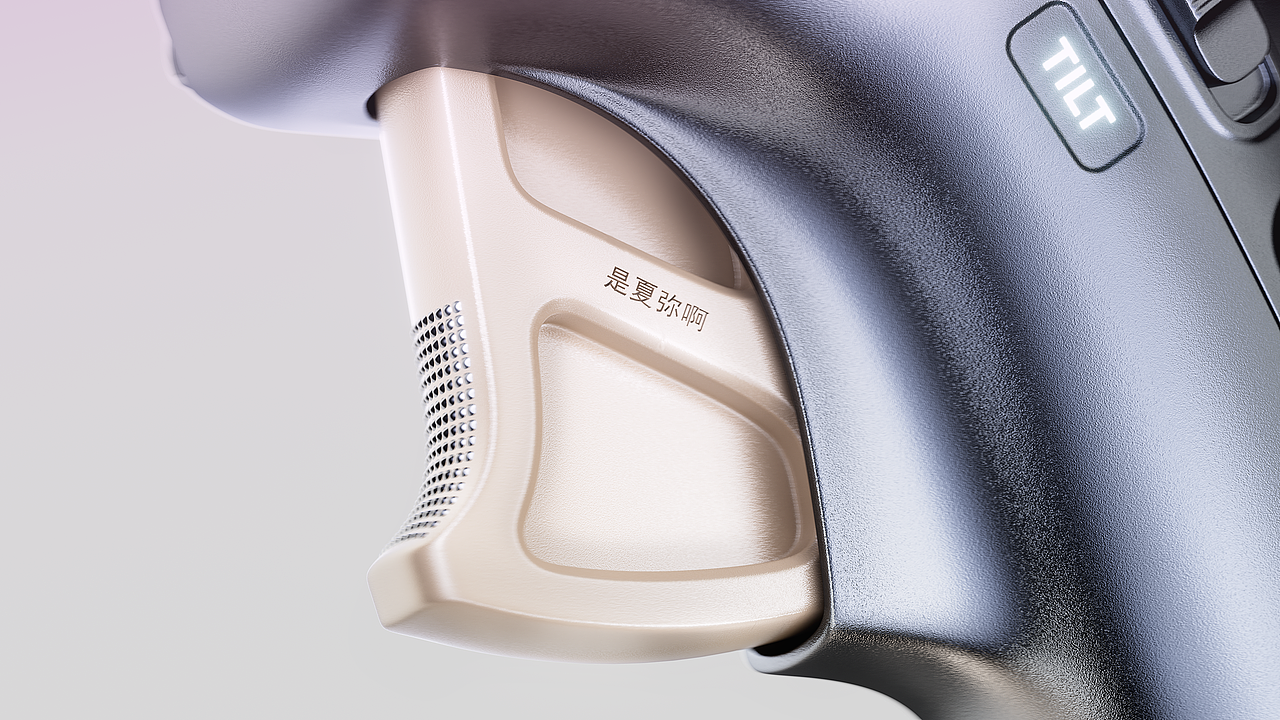 大疆无人机临摹渲染图