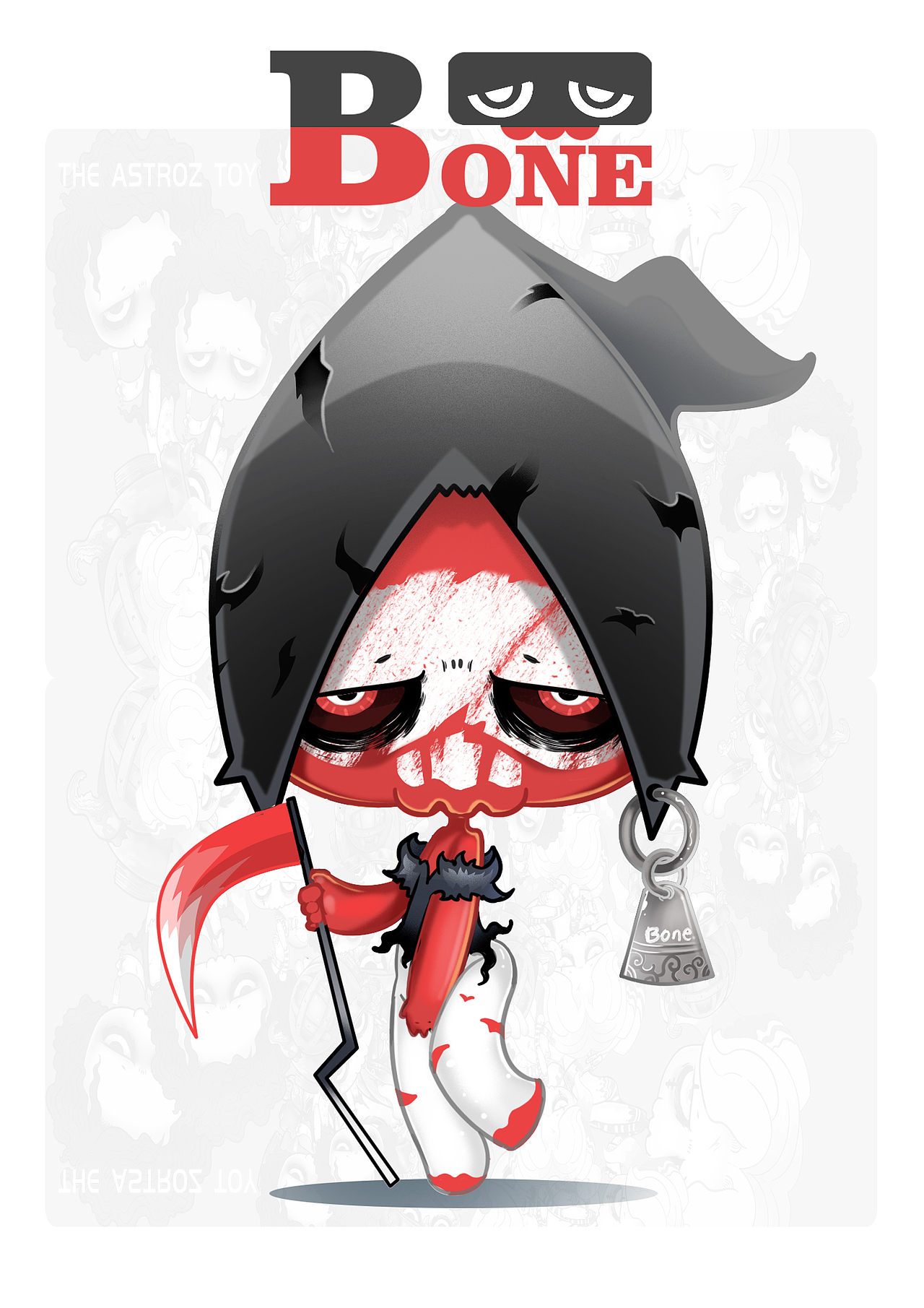 IP-骨嘟骨嘟（Bone toot toot）（图ZMzc2ODEyMjQ0） - IP形象 - 站酷设计师萝卜刺客Astroz原创素材 - 站酷ZCOOL